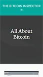 Mobile Screenshot of bitcoininspector.com