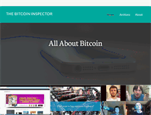 Tablet Screenshot of bitcoininspector.com